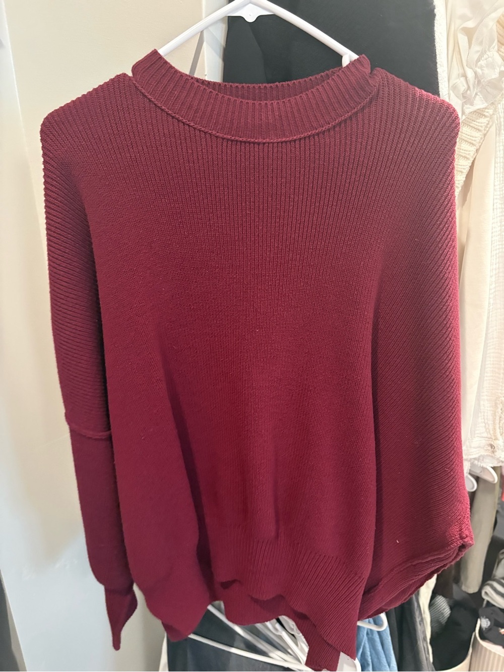 Free People Easy Street Tunic Maroon Size XS - Picture 3 of 4